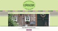 Desktop Screenshot of kraeuterhof-rosen.de